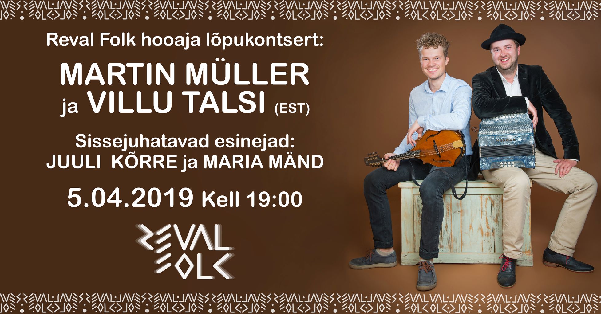 Reval Folk ajab juttu muusik Mülleriga. Martin Mülleriga