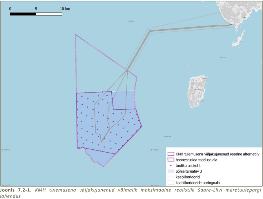 TTJA väljastas OÜ-le Utilitas Wind hoonestusloa Saare-Liivi meretuulepargi rajamiseks