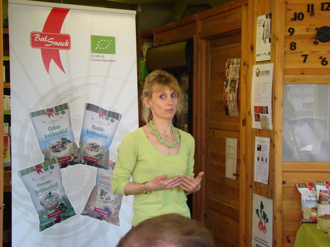 BalSnacki mahetoodete presentatsioon Rohelise toa kohvikus 10.05.2011